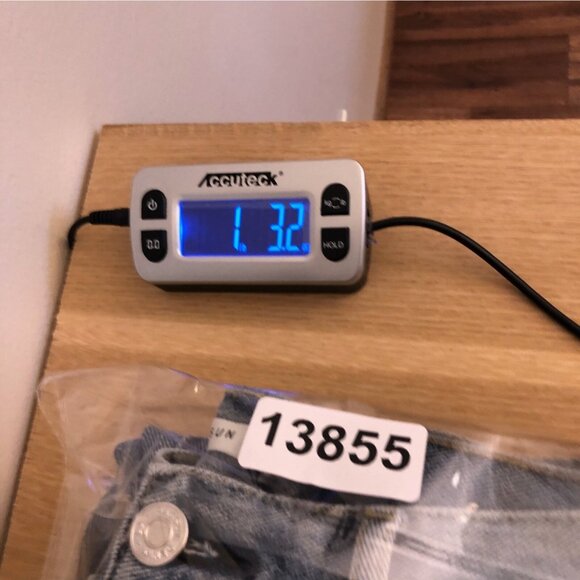 PacSun Jeans Womens 24 Blue High Rise Straight Distressed Light Wash Button Fly - Picture 12 of 12